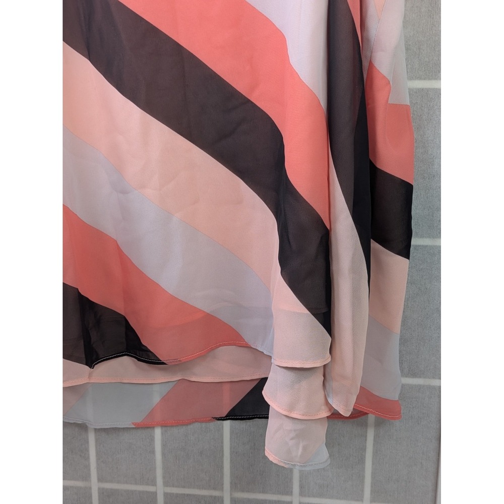 Torrid Women's Sophie Swing Cami Sz 3 (22/24) Excellent Condition Chiffon Stripe - Picture 11 of 12